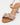 Mid-High Camel and Muave Sandals