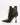 Valentia Black Heeld Ankle boots