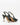Luis Onofre Forest green pointed-toe slingbacks in patent leather with gold chain-charm buckle and fluted cone heel