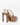 Dune Taupe Platform Slingback Pumps