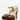 Luis Onofre Lacquer deep brown embossed leather platform sandals with geometric cutout vamp and crisscross ankle straps