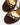 Luis Onofre Lacquer deep brown embossed leather platform sandals with geometric cutout vamp and crisscross ankle straps
