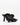 Nocturne Black Flared-Heel Mules