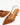 Luis Onofre Clasp tan suede kitten-heel slingbacks with gold chain-link buckle