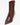 	Luis Onofre Missive oxblood leather ankle boots with gold snap pull-tab