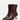 	Luis Onofre Missive oxblood leather ankle boots with gold snap pull-tab