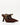 Luis Onofre Pendant deep brown suede pointed-toe mules with dangling gold chain charm