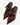 Luis Onofre Pendant deep brown suede pointed-toe mules with dangling gold chain charm