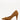 Luis Onofre Pleat tan suede pointed-toe pumps with gathered knot and gold bar clasp