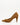 Luis Onofre Pleat tan suede pointed-toe pumps with gathered knot and gold bar clasp