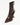 Luis Onofre Rivet deep brown embossed leather pointed-toe ankle boots with round gold stud closure