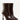 Luis Onofre Rivet deep brown embossed leather pointed-toe ankle boots with round gold stud closure