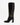 Luis Onofre Sojourn black patent leather knee-high boots with gold buckle strap