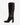 Luis Onofre Sojourn black patent leather knee-high boots with gold buckle strap
