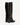 Luis Onofre Sojourn black patent leather knee-high boots with gold buckle strap
