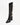 Luis Onofre Sojourn black patent leather knee-high boots with gold buckle strap
