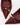 Luis Onofre Talon bordeaux embossed leather pointed-toe slingbacks with curved gold talon accent