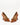 Luis Onofre Amber tan embossed leather pointed-toe pumps with bow and curved gold accent
