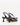 Luis Onofre Bell midnight navy leather pointed-toe slingbacks with bow and bell-flared heel