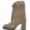 Slouch Boots in Khaki