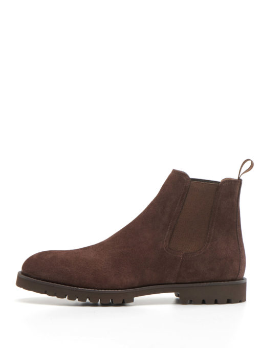 brown Suede Chelsea boots