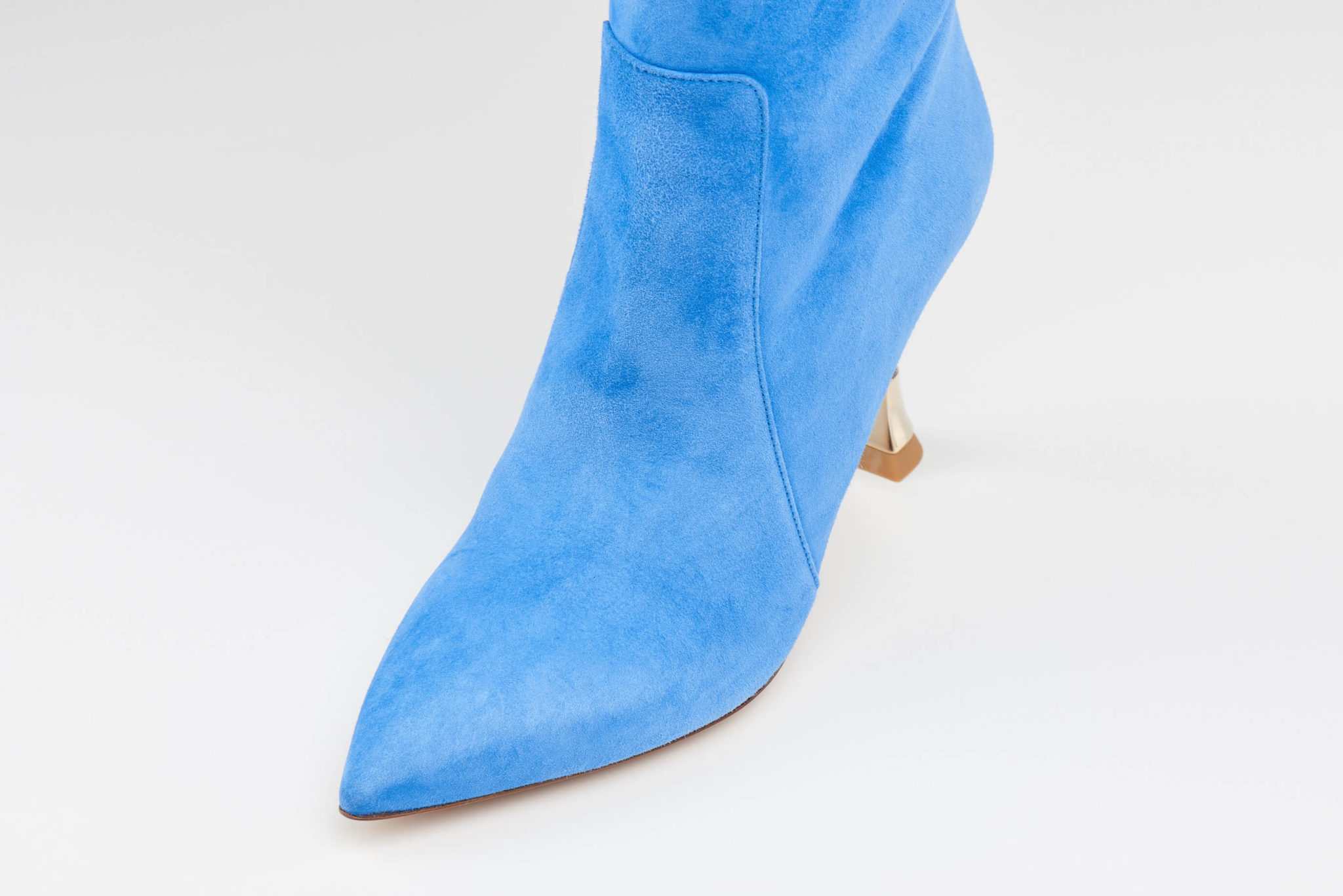 Royal blue suede Knee High Boots – Fall Winter 22