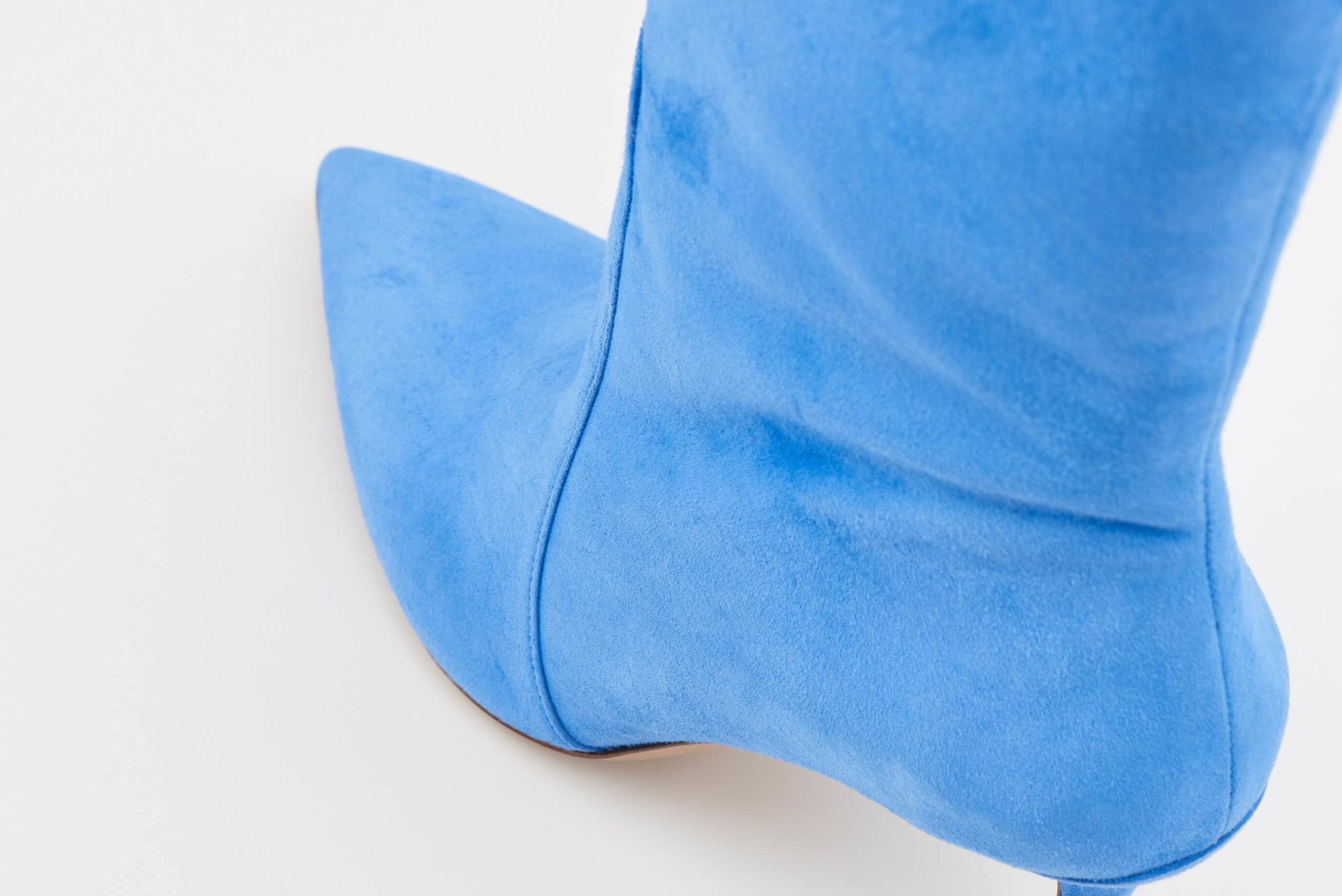 Royal blue suede Knee High Boots – Fall Winter 22