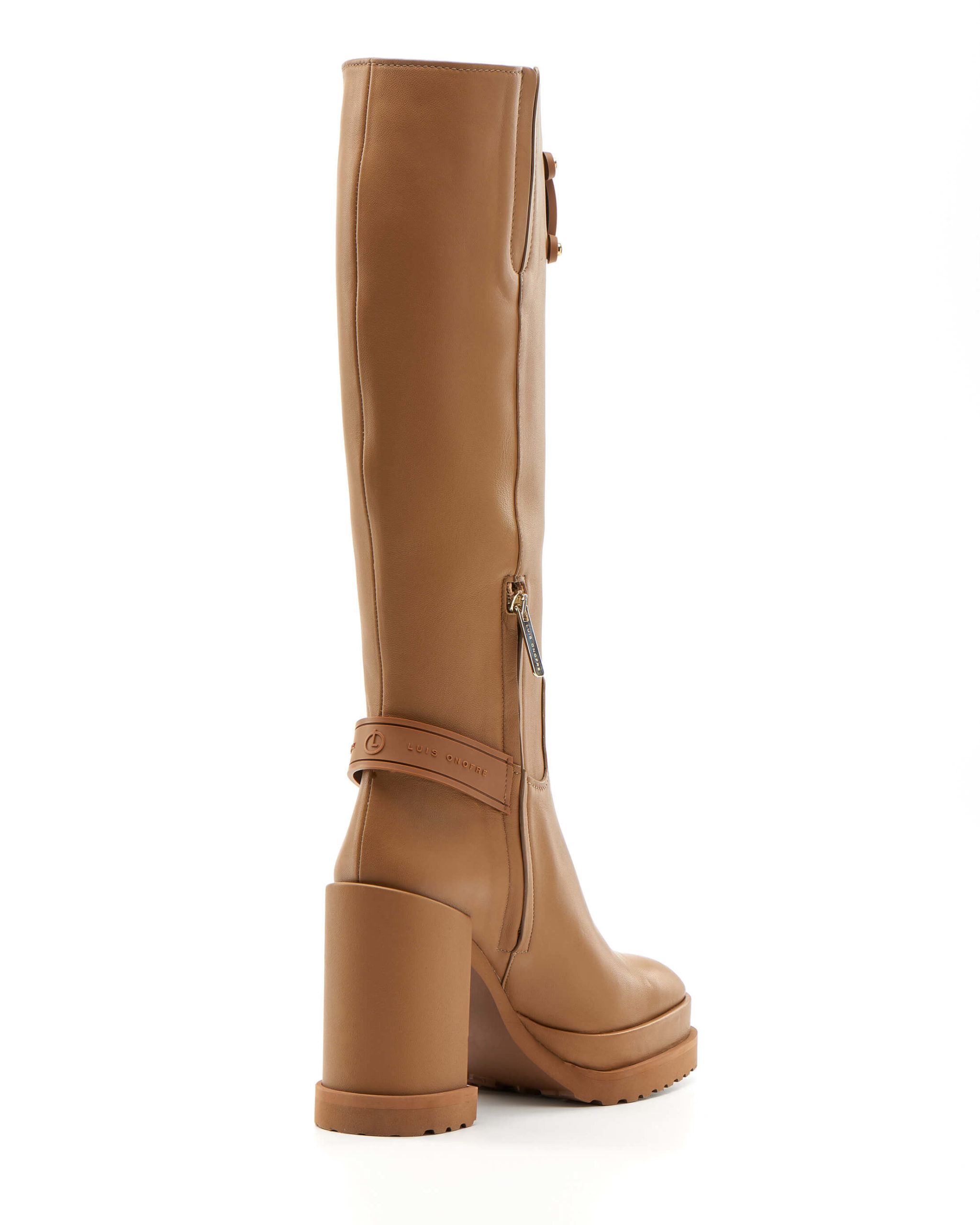 Camel Leather Knee boot – Kent-3