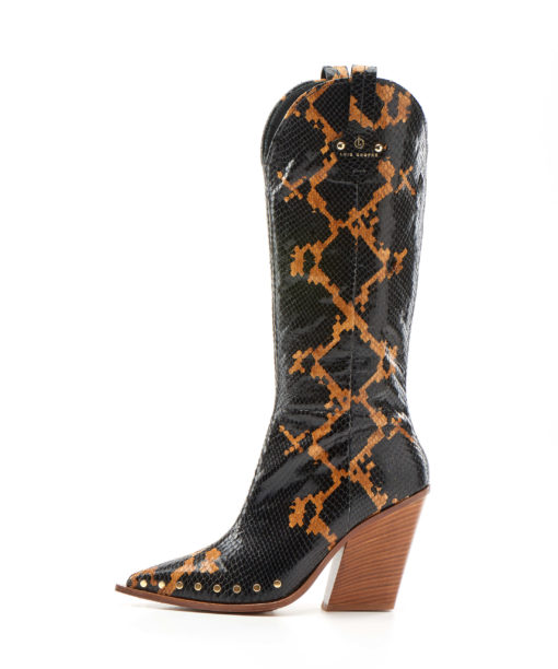 Texas Knee boot-Animal-print