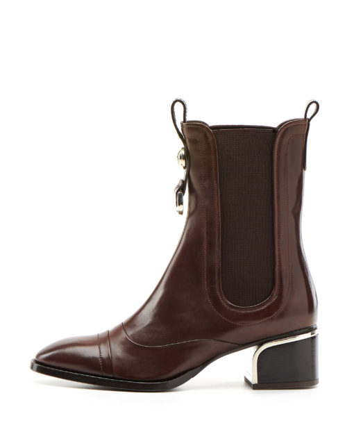 Brown chelsea Boots | Mid-heel