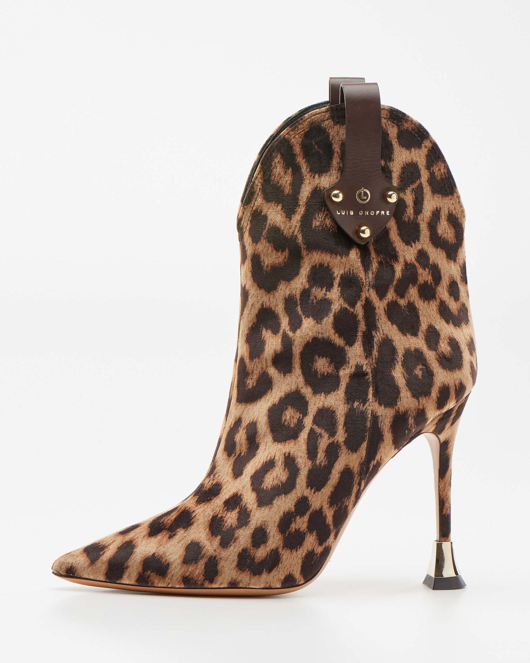 Leopard-print ankle Boots - Luis Shoes Design Portuguese Onofre 