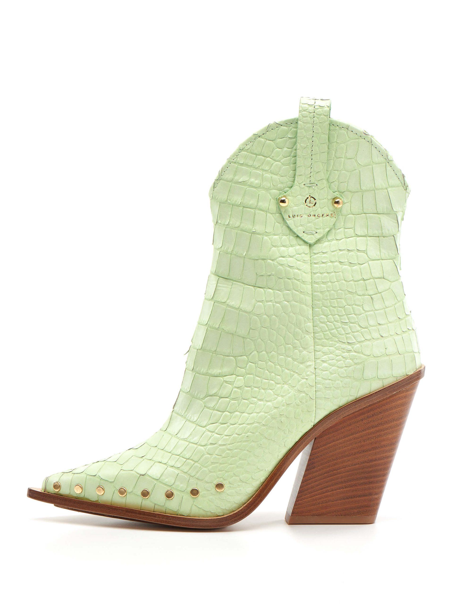 Texas ankle boot in green