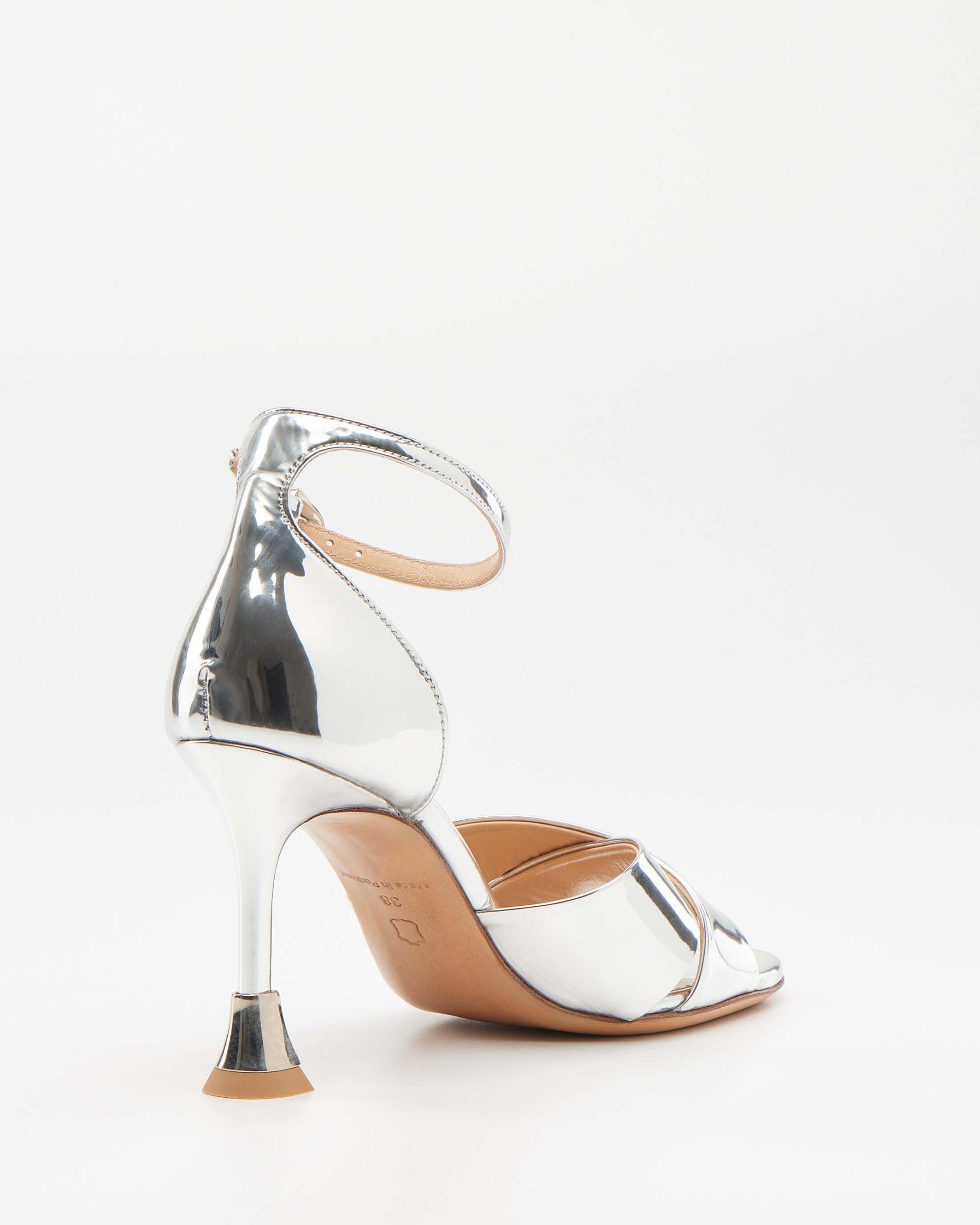 Heeled Sandal in Specchio silver 5326_01MF – Ares-3
