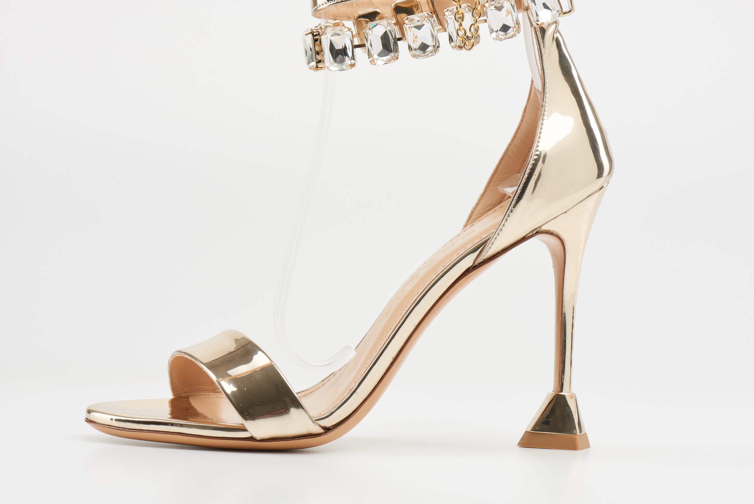 Gold High Heel Sandals – 5355 – Pandora-12