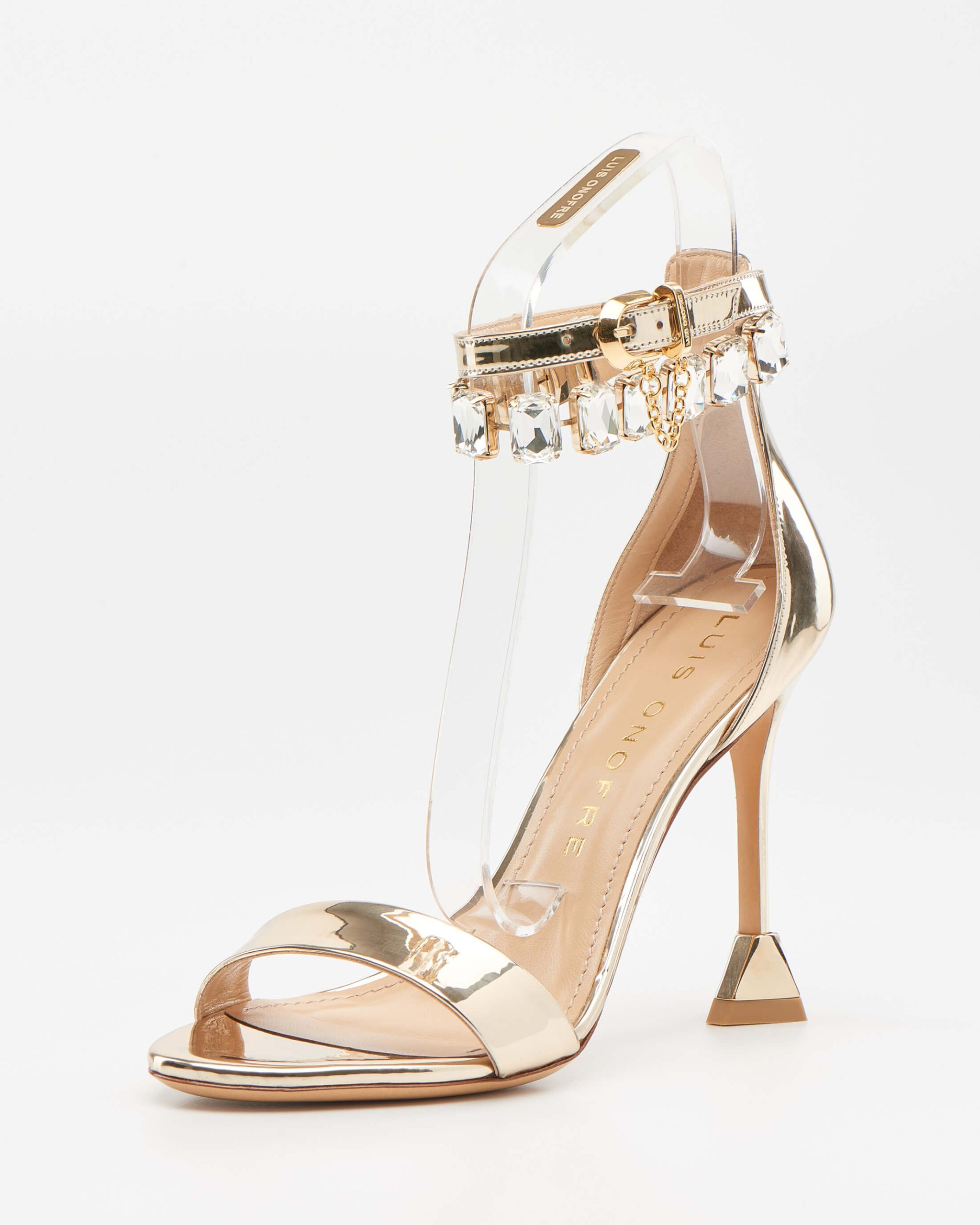 Gold High Heel Sandals – 5355 – Pandora-2