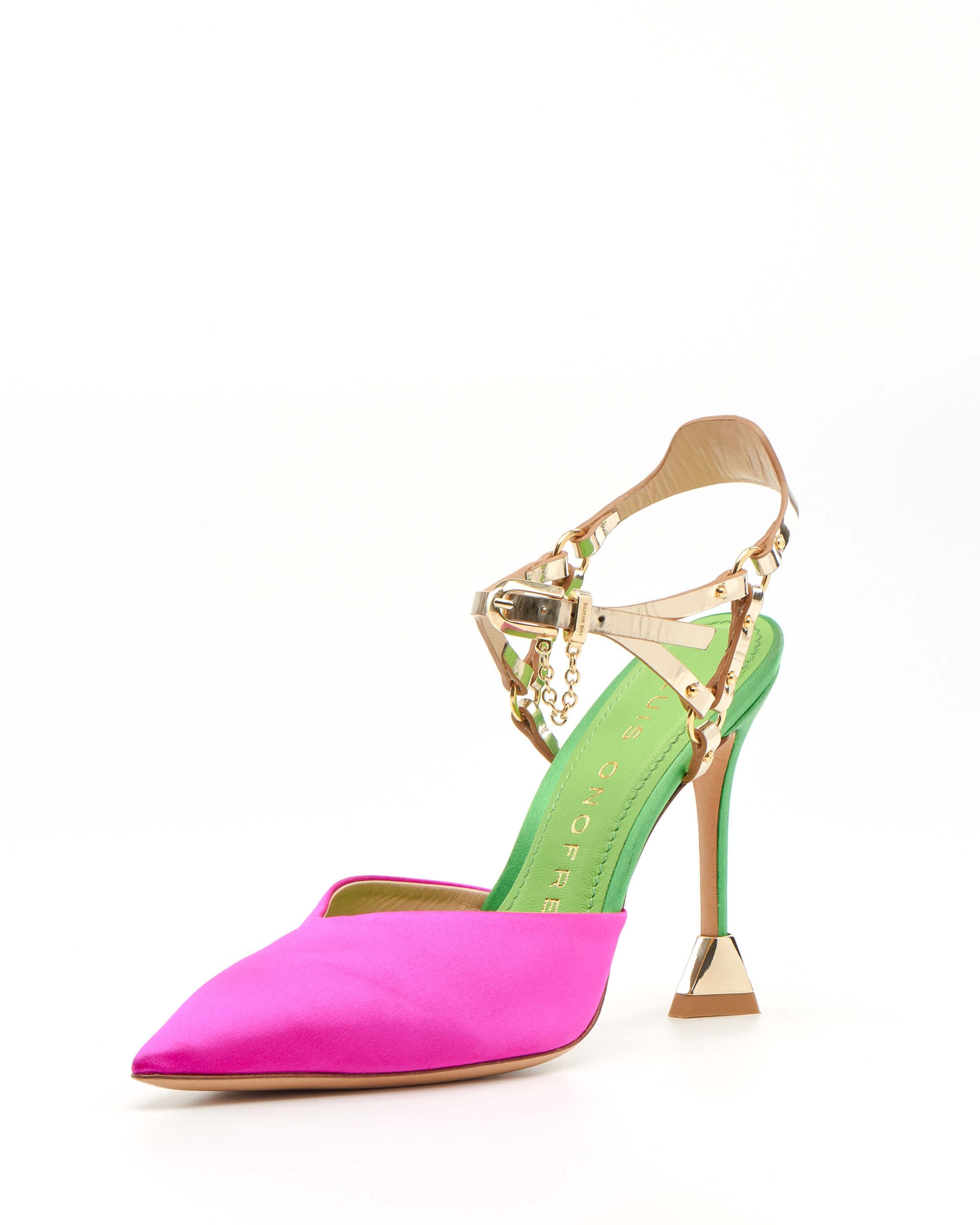 Luis Onofre Portuguese Shoes FW22 – 5373_01MF – Hades pink and green-2