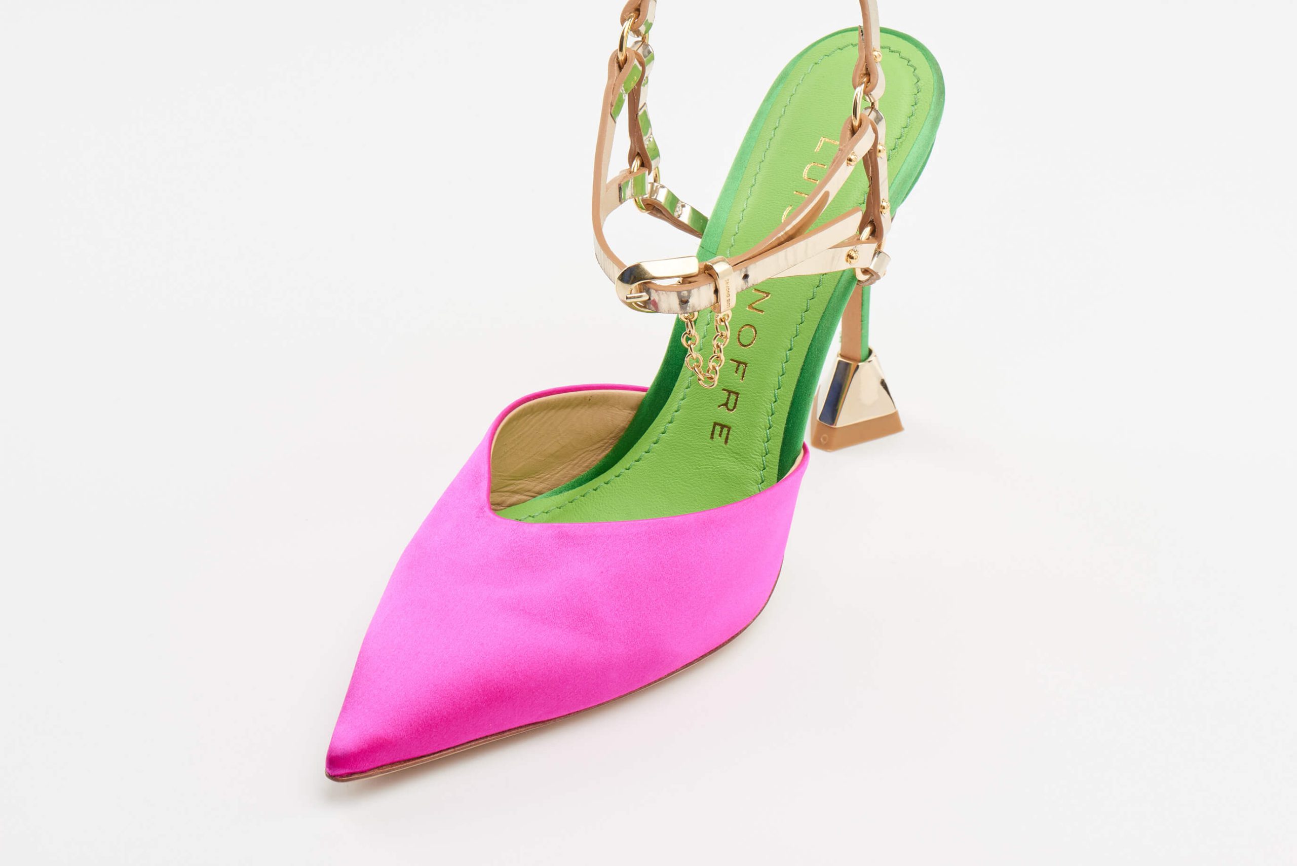 Luis Onofre Portuguese Shoes FW22 – 5373_01MF – Hades pink and green-5